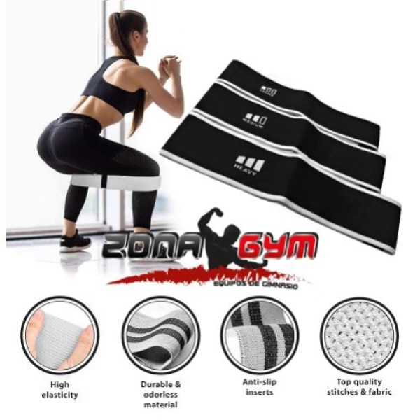 KIT DE LIGAS PARA GLUTEOS Y PIERNAS